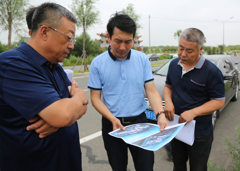 市长赵彦峰对城市公共项目建设情况进行调研